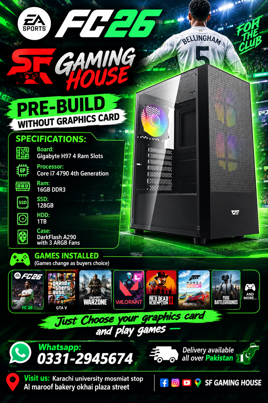 Core i7 4th gen Pre-Build without graphics card - Image 1