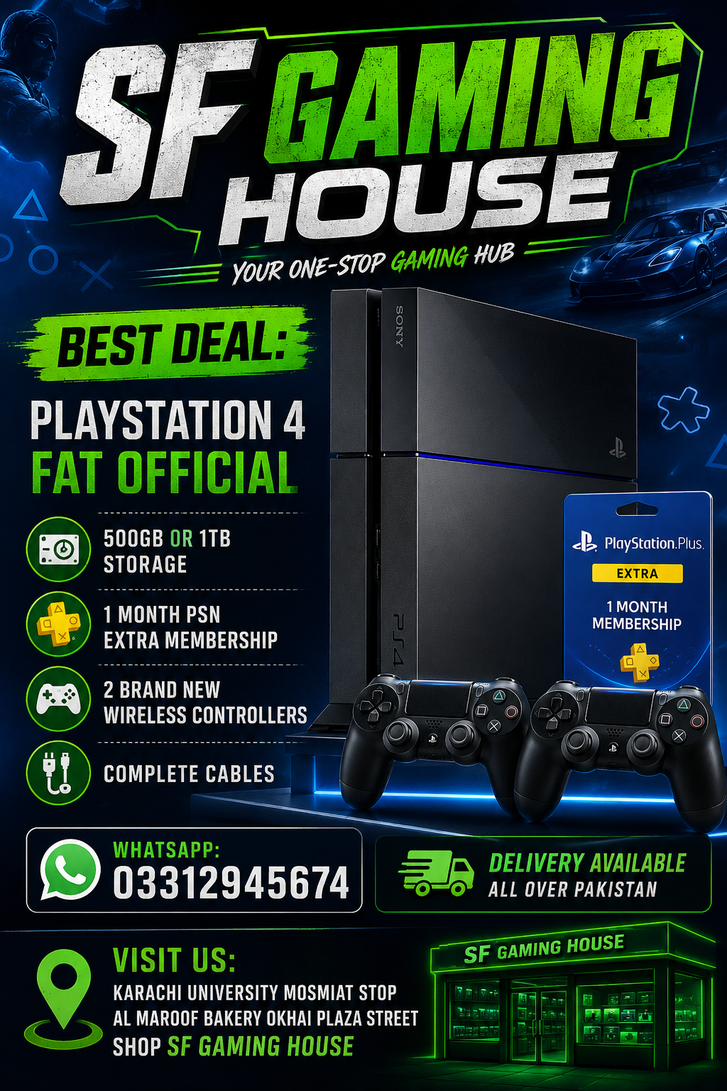 Ps4 Fat Official 500GB | 1TB - Image 1