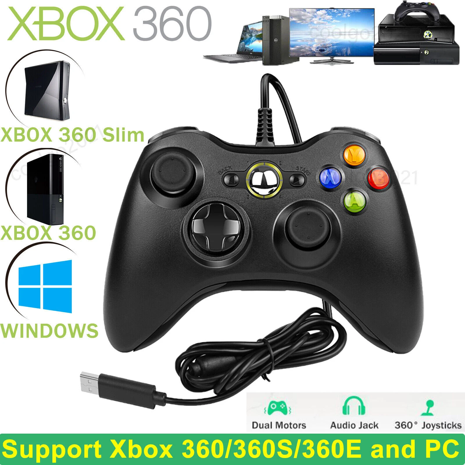 Xbox 360 Wired Controller For Xbox 360 | PC - Image 1